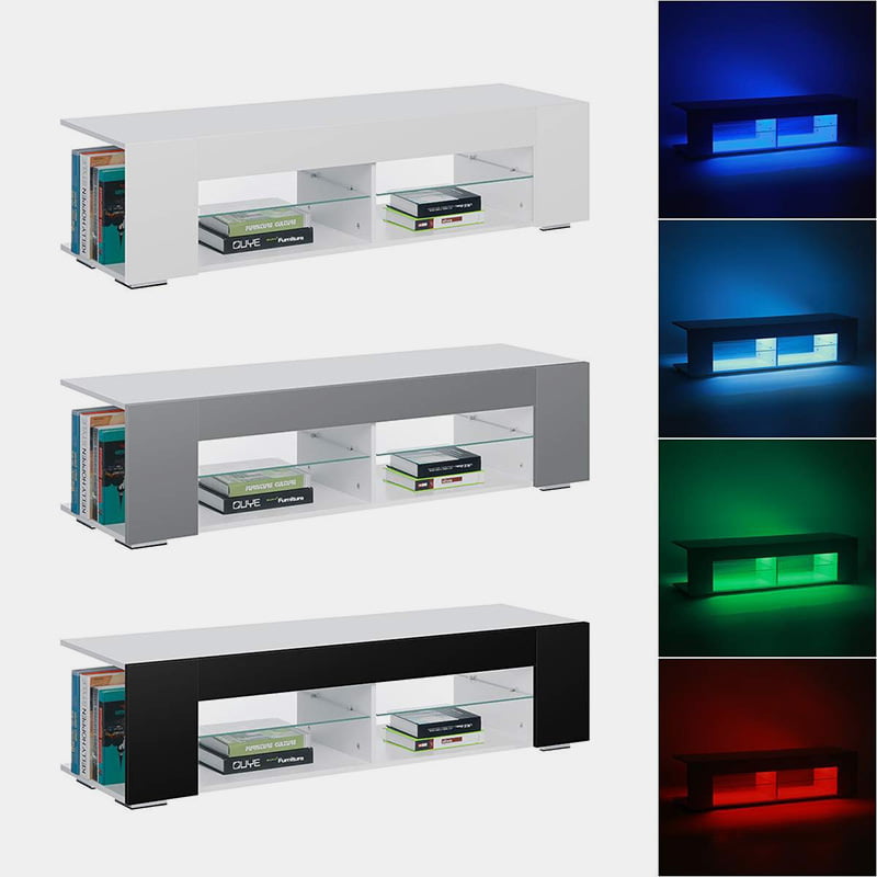 TVBOK LED Bookshelves TV Stand 14