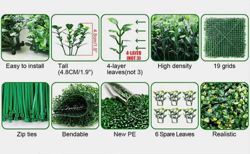 ARTIFLORA Backyard Privacy Fence 5 ARTIFLORA Backyard Privacy Fence 07