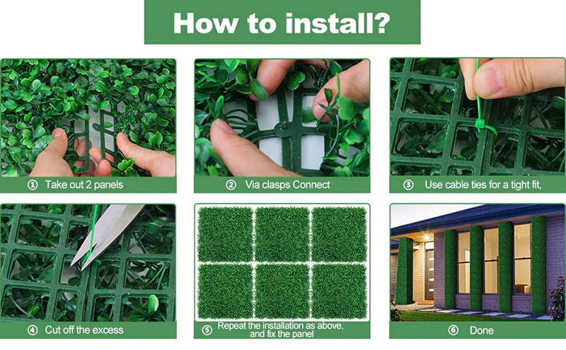 ARTIFLORA Backyard Privacy Fence 6 ARTIFLORA Backyard Privacy Fence 10